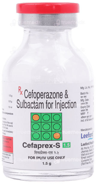 Cefaprex S 1.5 Gm Injection 20 Ml